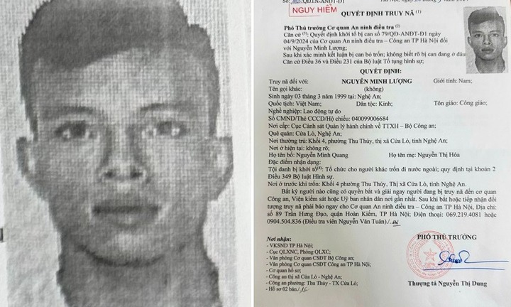 Công an Hà Nội truy nã đối tượng tổ chức cho người khác trốn đi nước ngoài