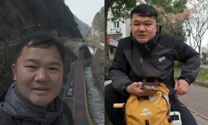 Đi bộ 1.400km về quê ăn Tết, chàng trai trẻ 