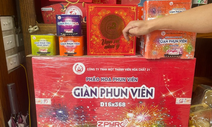 Loại pháo hoa nào được đốt dịp Tết Nguyên đán?