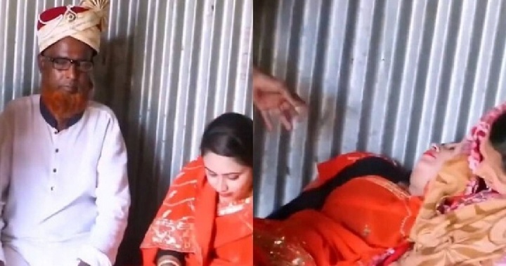 Clip: Cô dâu ngất xỉu ngay tại hôn lễ khi thấy nhan sắc chú rể, sự thật phía sau gây bất ngờ