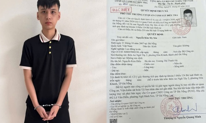 Đối tượng truy nã nguy hiểm bị bắt giữ sau gần 3 năm lẩn trốn