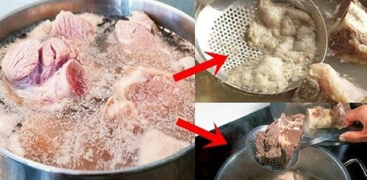 Lý do canh xương nấu thường nổi bọt
