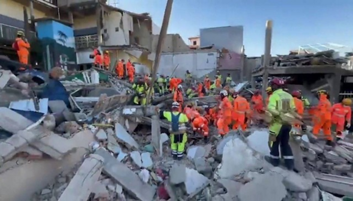 Clip: Hiện trường vụ sập viện dưỡng lão, 8 người tử vong, 4 người mất tích