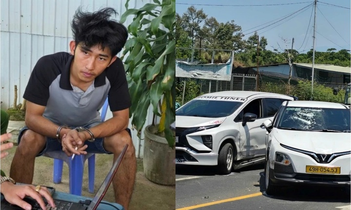 Vợ đi taxi về nhà mẹ đẻ, chồng điên cuồng lái xe rượt đuổi, dùng xà beng đập phá