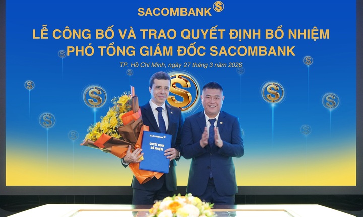 SACOMBANK bổ nhiệm ông Loic Faussier làm Phó Tổng Giám đốc, tăng cường năng lực quản trị rủi ro