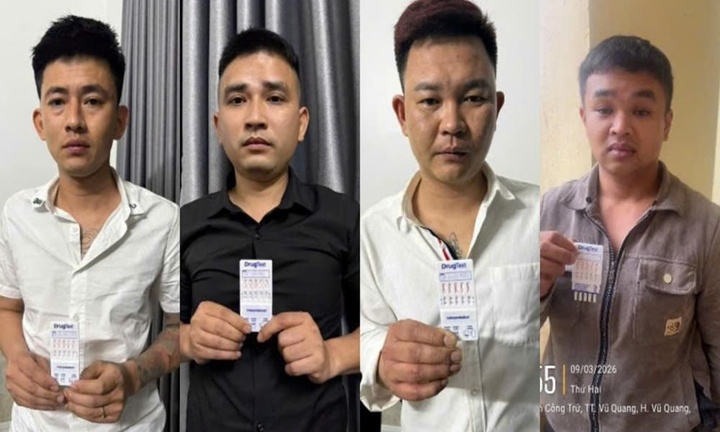 Danh tính 5 đối tượng phạm tội về ma túy ở Hà Tĩnh