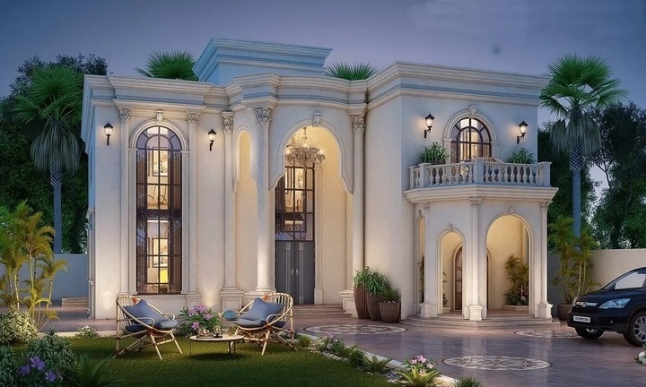 Các mẫu thiết kế nhà phong cách châu Âu tối giản