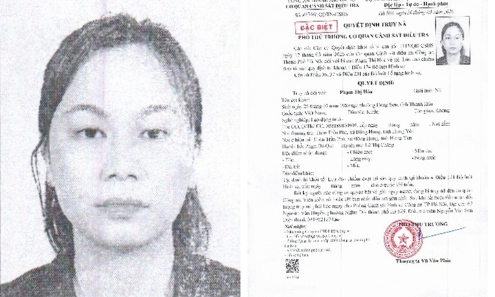 Công an Hà Nội truy nã người phụ nữ cầm đầu đường dây lừa đảo chiếm đoạt tài sản