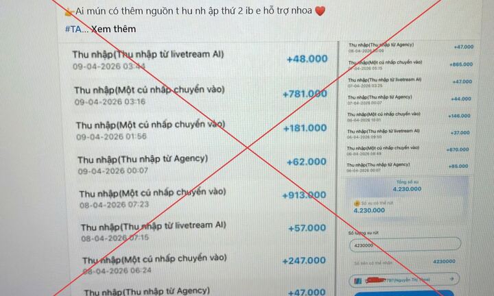 Công an cảnh báo các thủ đoạn lừa đảo liên quan tới “kiếm tiền online” thông qua livestream và các sàn thương mại điện tử quốc tế