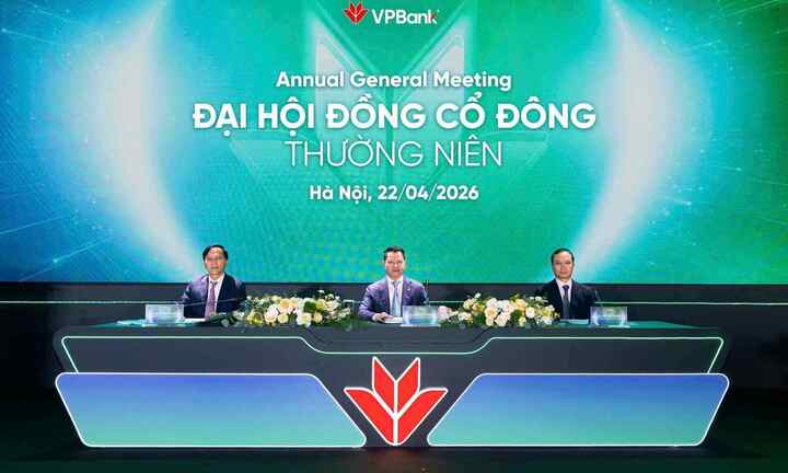 ĐHĐCĐ VPBank thông qua kế hoạch tăng trưởng mạnh mẽ, nâng vốn lên hơn 106.200 tỷ đồng