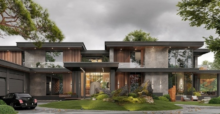 Mẫu thiết kế biệt thự nghỉ dưỡng đẹp
