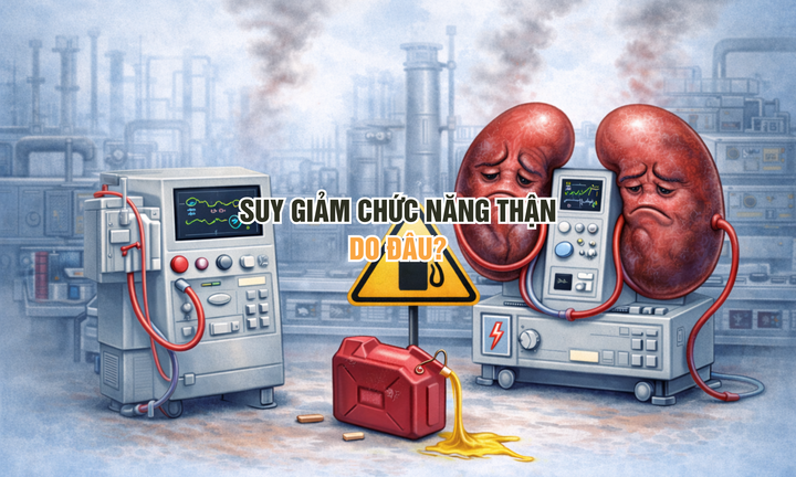 Suy giảm chức năng thận do đâu?