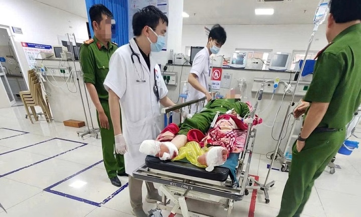 Tình hình sức khỏe của Đại úy công an bị tấn công tại trụ sở 