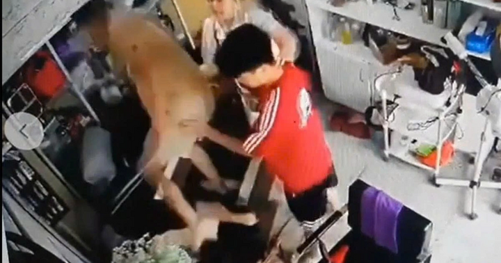 Công an vào cuộc vụ người phụ nữ ôm con nhỏ bị hành hung trong nhà ở Hà Nội
