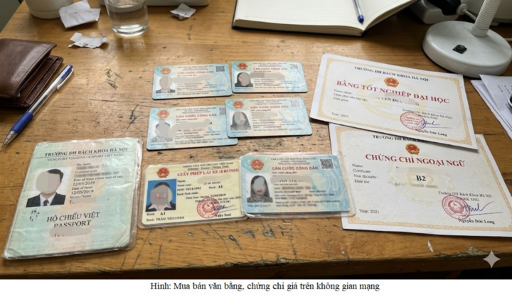 Cảnh báo tình trạng mua bán văn bằng, chứng chỉ giả trên không gian mạng