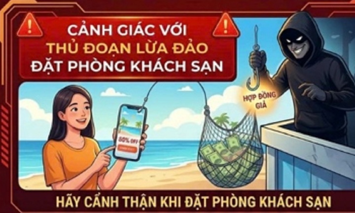 Công an Hà Nội cảnh báo thủ đoạn giả mạo fanpage khách sạn để lừa đảo