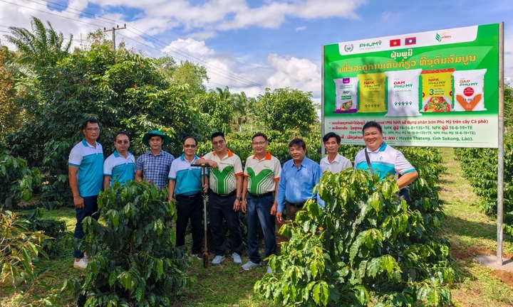 Phú Mỹ tăng cường hợp tác phát triển nông nghiệp tại Lào
