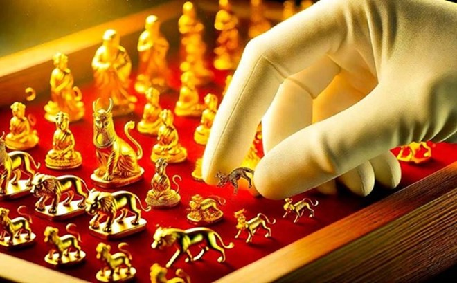 Giá vàng chốt phiên ngày 1/6: Giá vàng miếng, vàng nhẫn giảm sâu