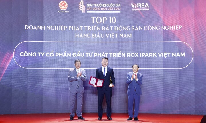 ROX iPark giành cú đúp tại Giải thưởng quốc gia Bất động sản Việt Nam 