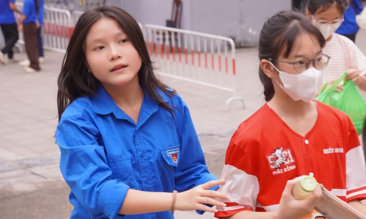 Điểm chuẩn lớp 6 trường THCS Cầu Giấy, Hà Nội: Giảm 1,5 điểm