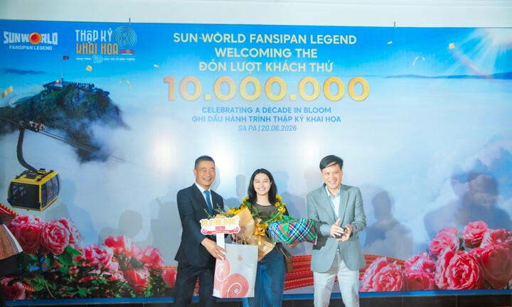 Sun World Fansipan Legend chính thức chào đón vị khách thứ 10 triệu