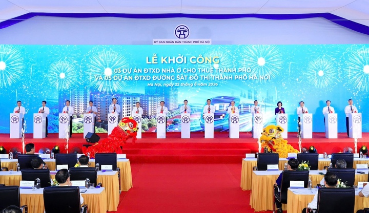 Hà Nội: Đồng loạt khởi công 5 tuyến đường sắt đô thị và 3 dự án nhà ở cho thuê 