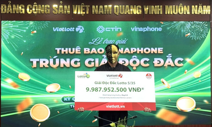 Chọn số theo giấc mơ, người đàn ông ở Quảng Trị trúng độc đắc gần 10 tỷ đồng