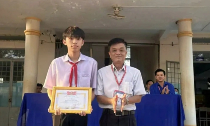 Chân dung nam sinh thi lớp 10 đạt 3 điểm 10 ở Tây Ninh