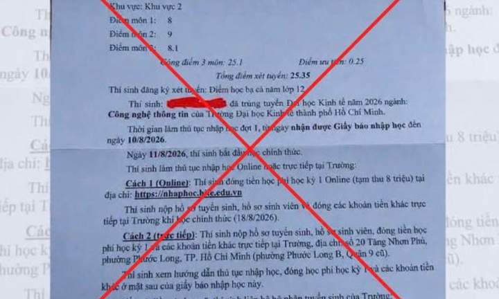 Đại học Kinh tế TP.HCM cảnh báo 