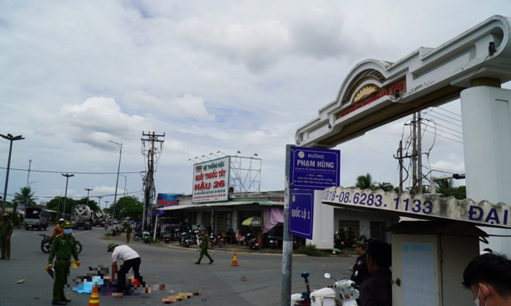 Chở cháu nội đi lấy vé số về bán, 2 bà cháu gặp tai nạn tử vong thương tâm