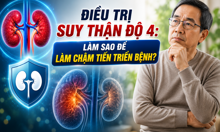 Điều trị suy thận độ 4: Làm sao để làm chậm tiến triển bệnh?
