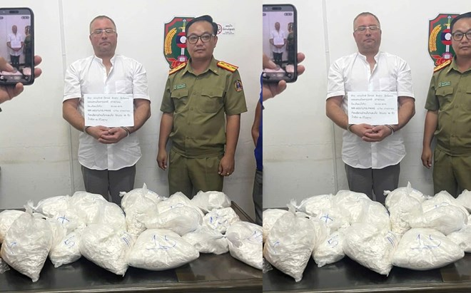 Bắt giữ đối tượng người nước ngoài sắp mang theo 15kg heroin về Việt Nam
