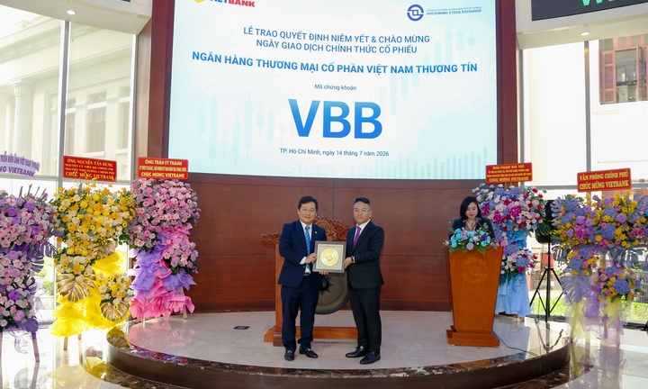 Cổ phiếu Vietbank chính thức niêm yết trên HOSE