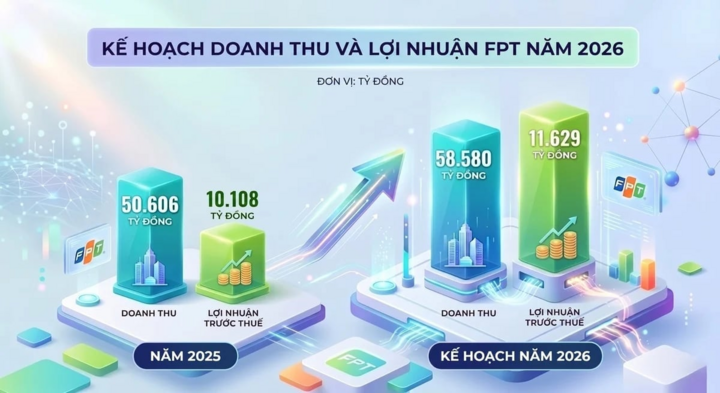 Tập đoàn FPT kinh doanh ra sao trong 6 tháng đầu năm 2026?