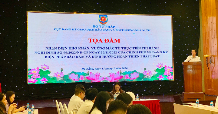 Tiếp tục hoàn thiện pháp luật về đăng ký biện pháp bảo đảm từ thực tiễn thi hành Nghị định 99