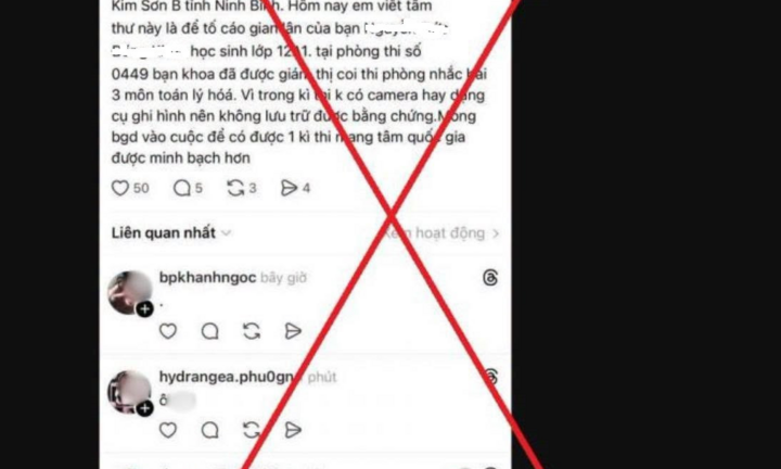 Ninh Bình: Cảnh giác trước các thông tin phản ánh gian lận thi tốt nghiệp THPT