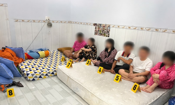 Bắt quả tang 4 đối tượng sử dụng trái phép chất ma túy trong căn nhà thuê