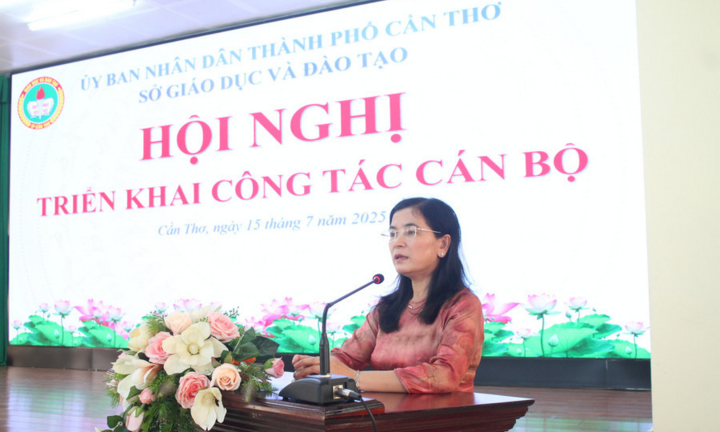 Bà Trần Thị Huyền được bổ nhiệm làm Giám đốc Sở GD&ĐT TP.Cần Thơ