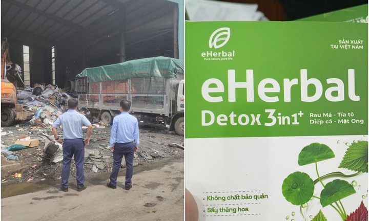 Tiêu hủy 75.937 hộp bột rau vi phạm chất lượng của công ty Eherbal