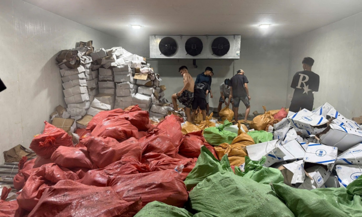 Kịp thời ngăn chặn 6.000 kg chân lợn không rõ nguồn gốc, xuất xứ chuẩn bị đưa đi tiêu thụ
