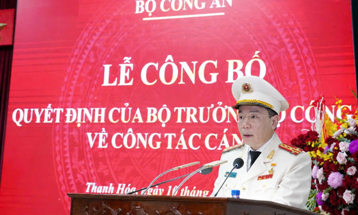 Đại tá Hoàng Quốc Việt giữ chức Giám đốc Công an tỉnh Thanh Hóa