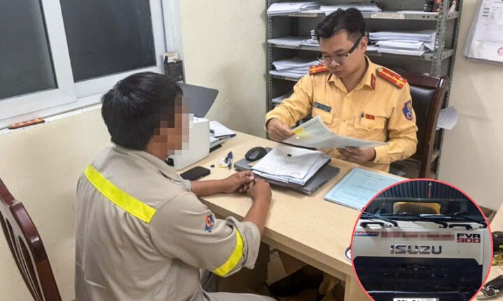 Hà Nội: Xử phạt tài xế để nước thải chảy xuống đường Vành đai 3 trên cao