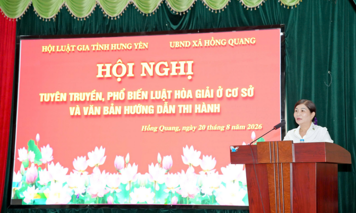 Hội Luật gia Hưng Yên: Nâng cao năng lực, kỹ năng hòa giải ở cơ sở