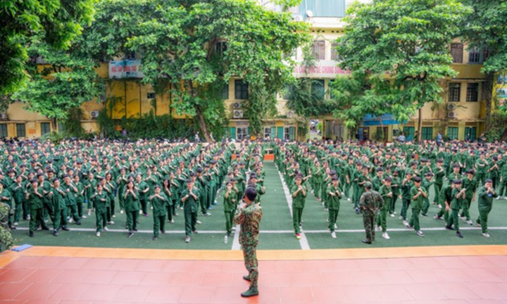 Không tổ chức hoạt động trải nghiệm tập trung để hoàn thành môn Giáo dục quốc phòng an ninh