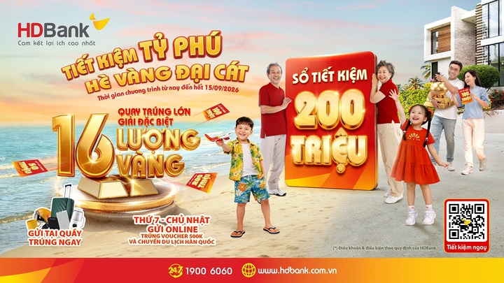 64 sổ tiết kiệm đã có chủ, cuộc đua săn 16 lượng vàng SJC tại HDBank vào chặng nước rút