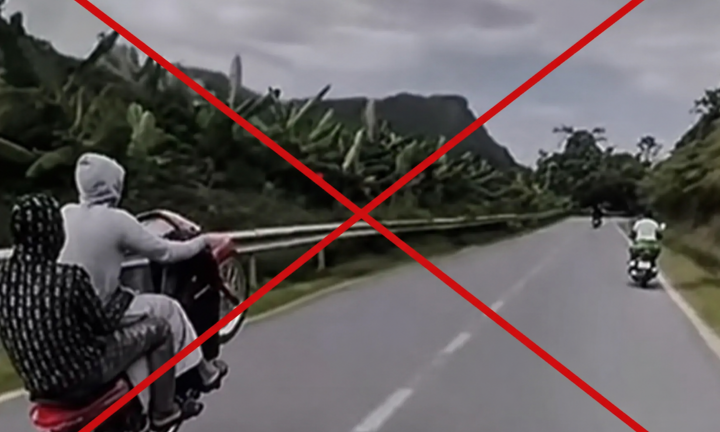 Xử lý người điều khiển xe mô tô “bốc đầu” khoe chiến tích trên mạng xã hội