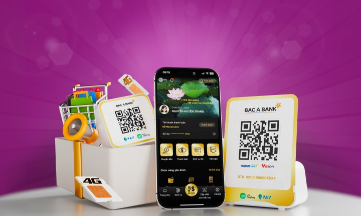Chương trình ưu đãi hộ kinh doanh - BAC A BANK tặng loa và miễn phí sim 4G