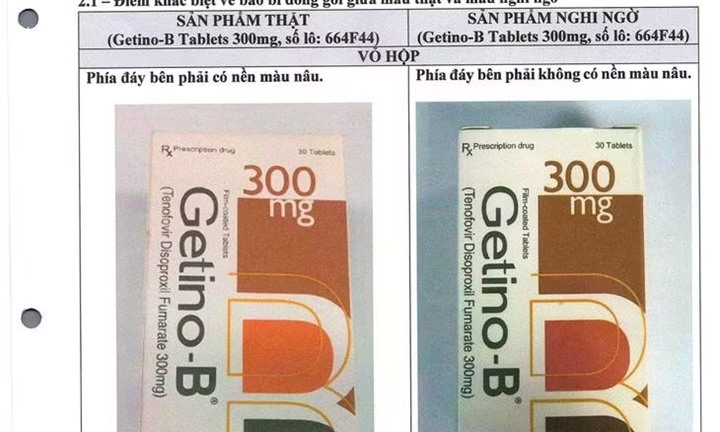 Sở Y tế TP.HCM cảnh báo về lô thuốc trị viêm gan B nghi giả