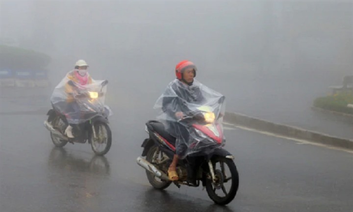 Dự báo thời tiết ngày 9/9: Nhiều nơi có mưa, không khí lạnh khiến nhiệt độ hạ thấp