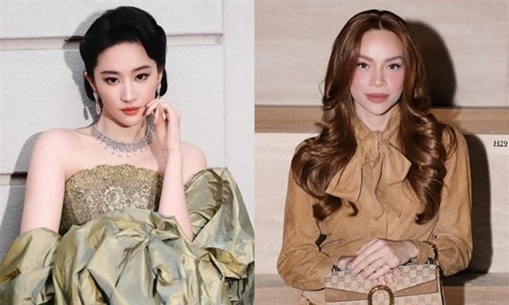 Hồ Ngọc Hà, Lưu Diệc Phi cùng khoe sắc tại một sự kiện tại Thượng Hải 